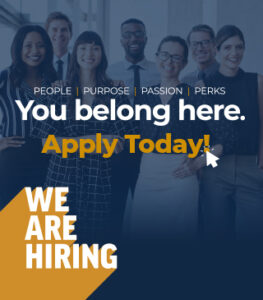 We're hiring! Apply today!