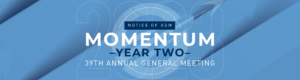 You're invited to our 39th Annual General Meeting