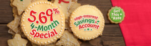 5.69% High-Interest Savings Account Holiday Special