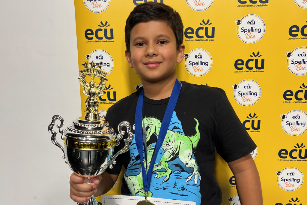 Arshan Wins 2024 ECU Regional Spelling Bee